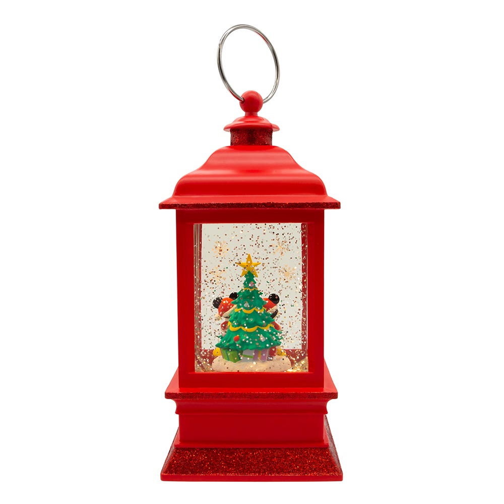 Kurt Adler 9-Inch Battery-Operated Disney© Mickey and Minnie Spinning Musical Light-Up Lantern